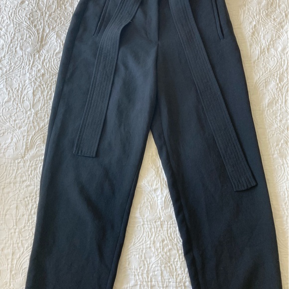 Aritzia Wilfred tie front black pants - Picture 5 of 6